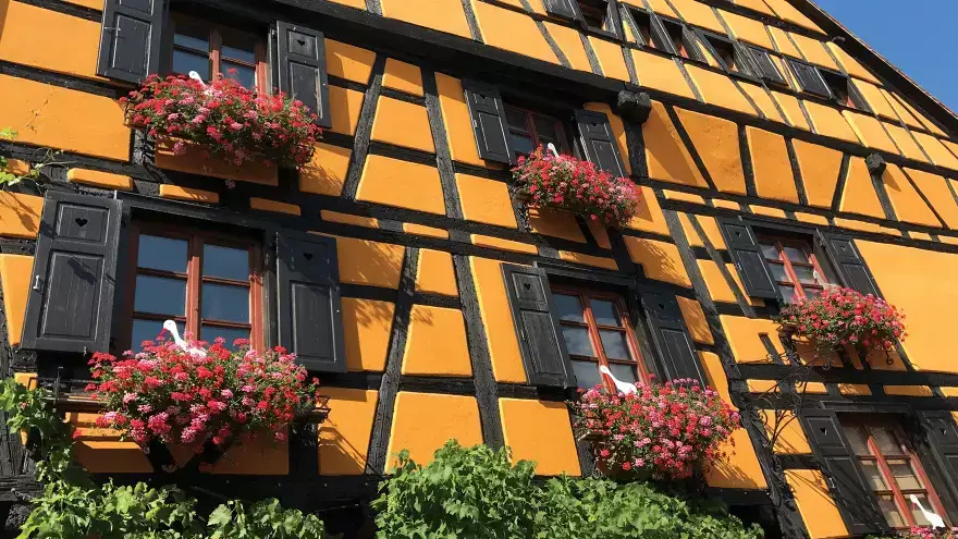 Maison à colombage en Alsace