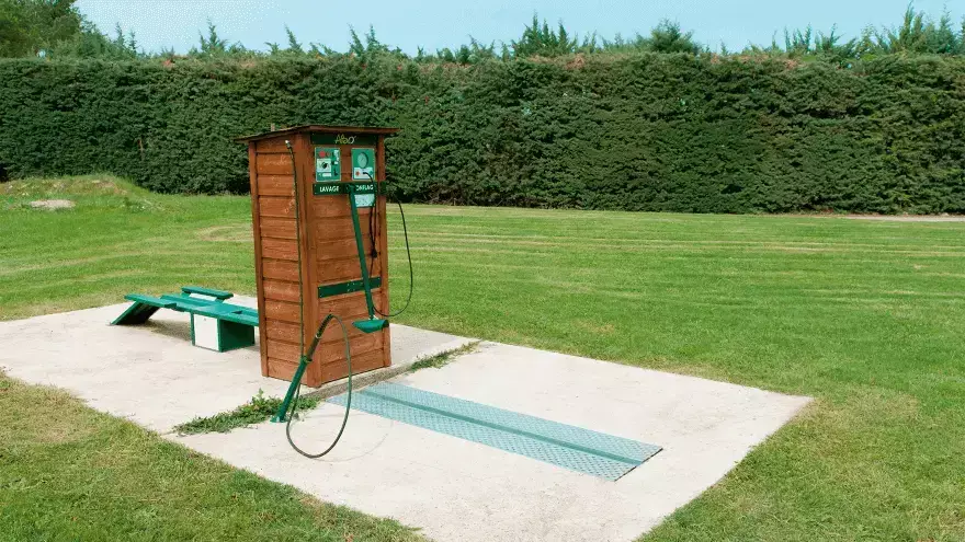 Station de gonflage vélo