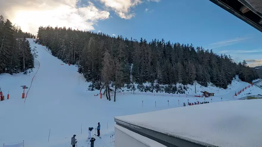 Vue d'une Chambre du village vacances VTF La Plagne