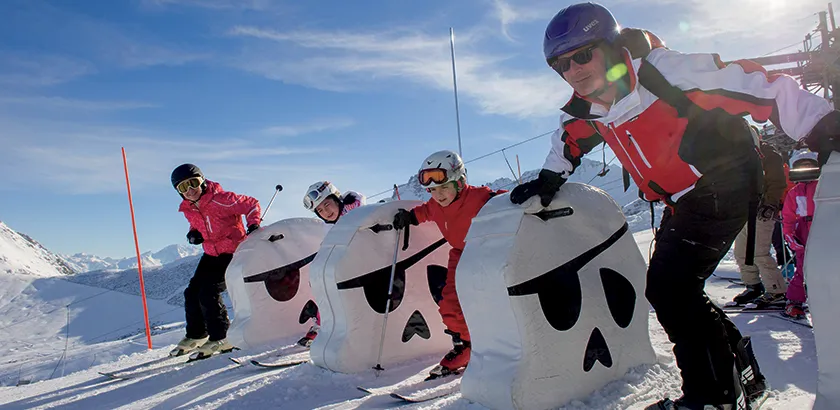 On accompagne vos enfants aux cours de ski ESF sur Doucy