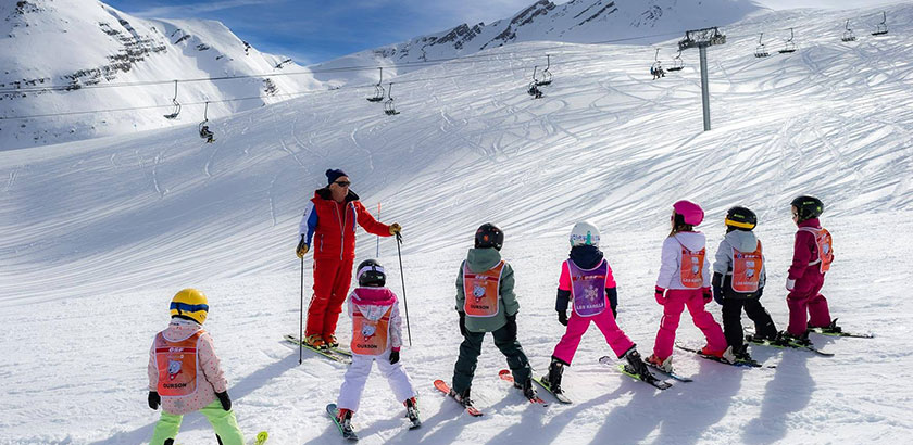 We'll accompany your children on the slopes and to ESF ski lessons