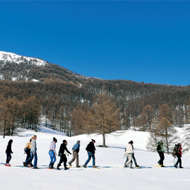 Snowshoeing holiday in the Jura